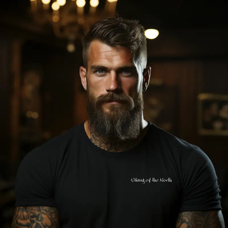 Viking of the North - Herren Shirt (Beidseitiger Druck) - Donnerwolf