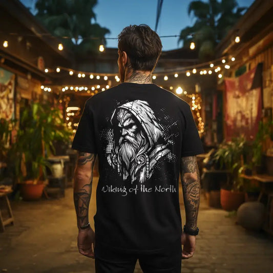 Viking of the North - Herren Shirt (Beidseitiger Druck) - Donnerwolf