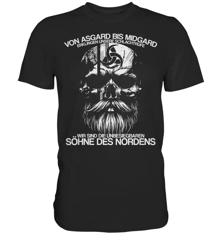 Von Asgard bis Midgard - Herren Premium Shirt - Donnerwolf