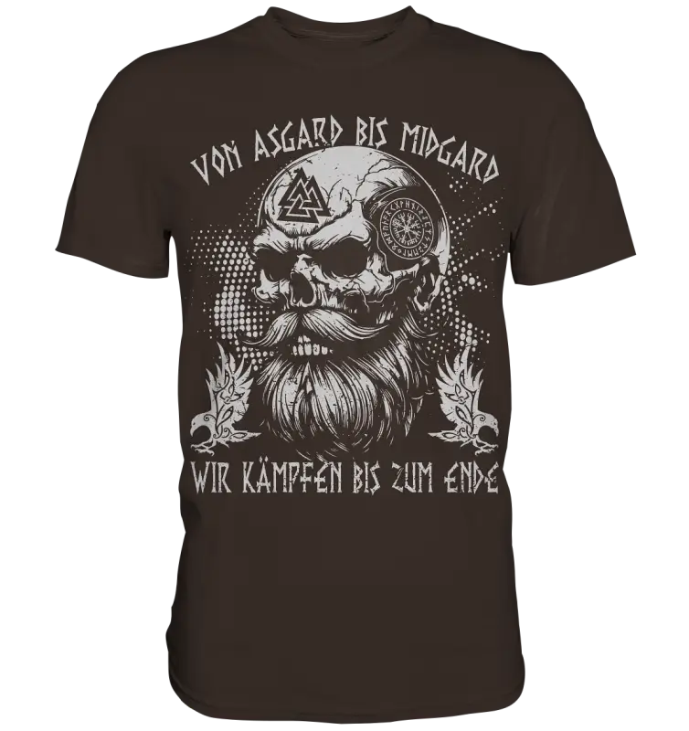 Von Asgard bis Midgard - Herren Premium Shirt - Donnerwolf