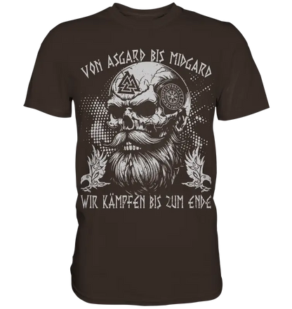 Von Asgard bis Midgard - Herren Premium Shirt - Donnerwolf