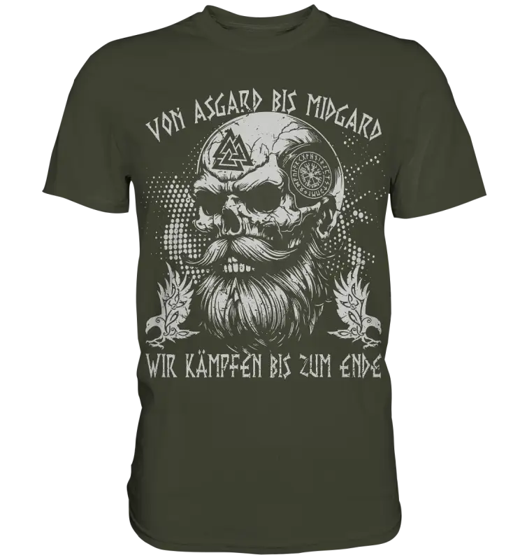 Von Asgard bis Midgard - Herren Premium Shirt - Donnerwolf