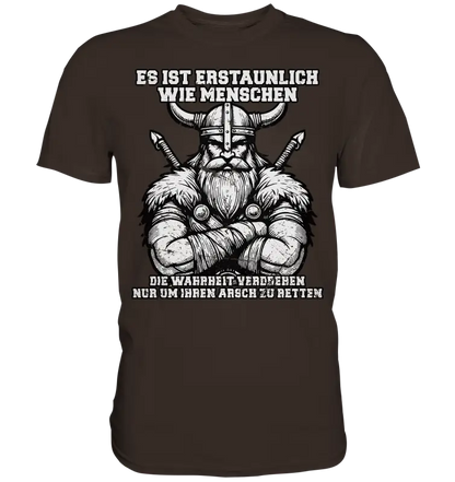 Wahrheit verdrehen  - Herren Premium Shirt - Donnerwolf