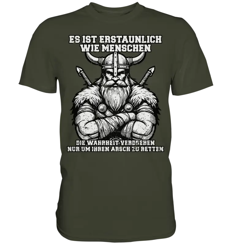 Wahrheit verdrehen  - Herren Premium Shirt - Donnerwolf