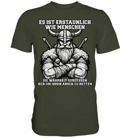 Wahrheit verdrehen  - Herren Premium Shirt - Donnerwolf
