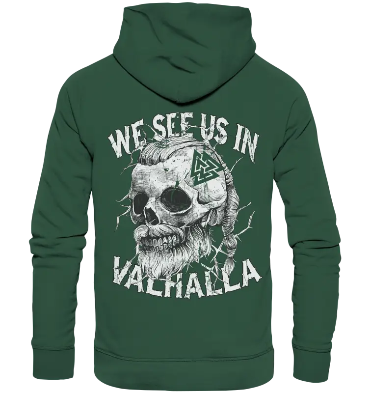 We see us in Valhalla - Organic Basic Hoodie - Donnerwolf