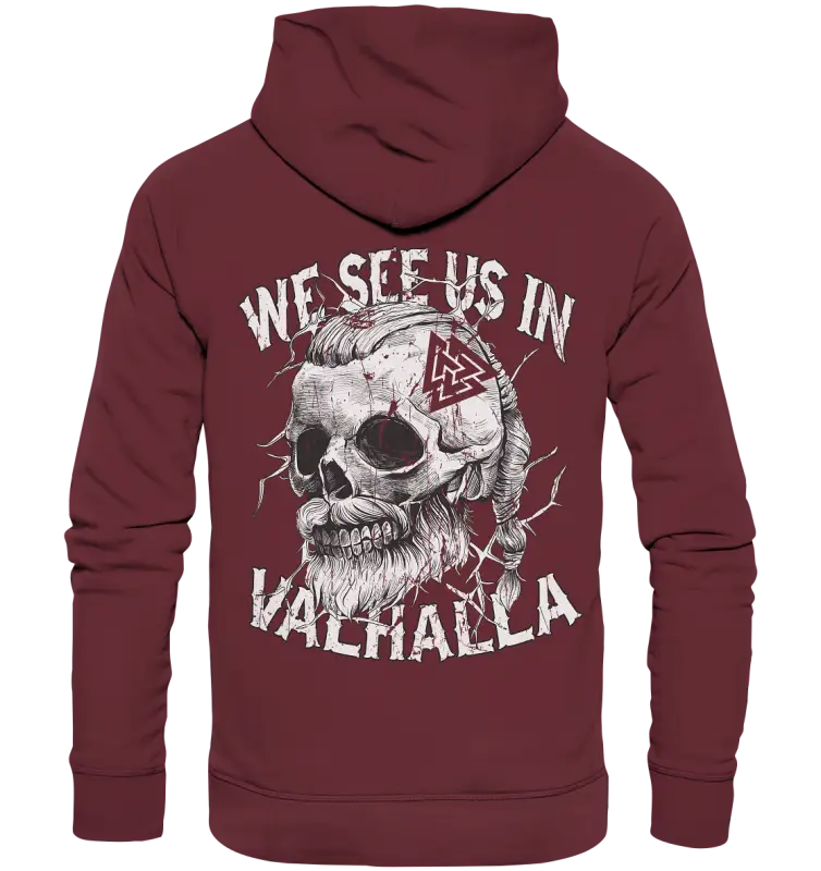 We see us in Valhalla - Organic Basic Hoodie - Donnerwolf