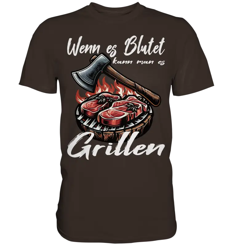 Wenn es Blutet  - Herren Premium Shirt - Donnerwolf