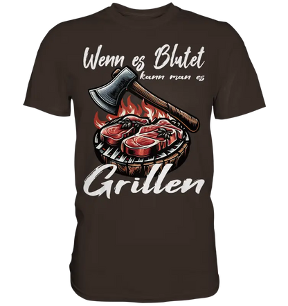 Wenn es Blutet  - Herren Premium Shirt - Donnerwolf