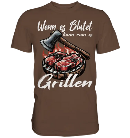 Wenn es Blutet  - Herren Premium Shirt - Donnerwolf