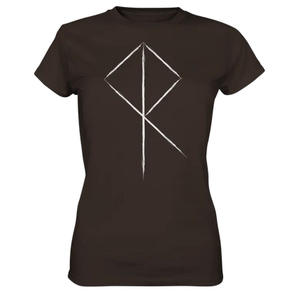 Wikinger Rune - Damen Shirt - Brown / XS - Lady-Shirts