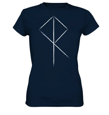 Wikinger Rune - Damen Shirt - Navy / XS - Lady-Shirts