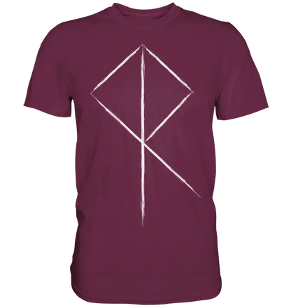 Wikinger Rune - Herren Shirt - Burgundy / XS - Unisex-Shirts