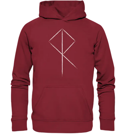 Wikinger Rune - Unisex Hoodie - Brick Red / XS - Hoodies