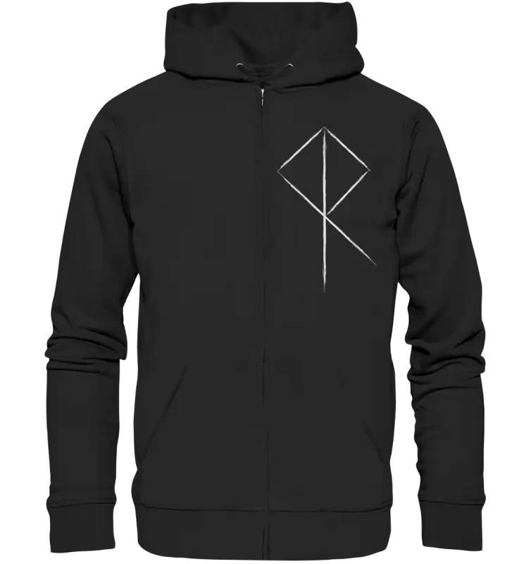 Wikinger Rune - Zipper - Black Pure / S - Jacken/ Zipper