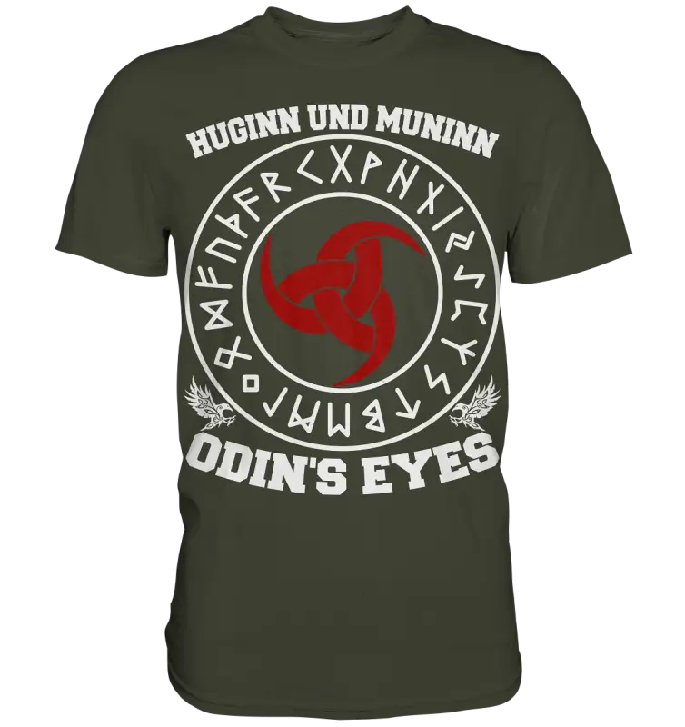 Wikinger-Shirt "Huginn und Muninn - Odins Augen" - Donnerwolf
