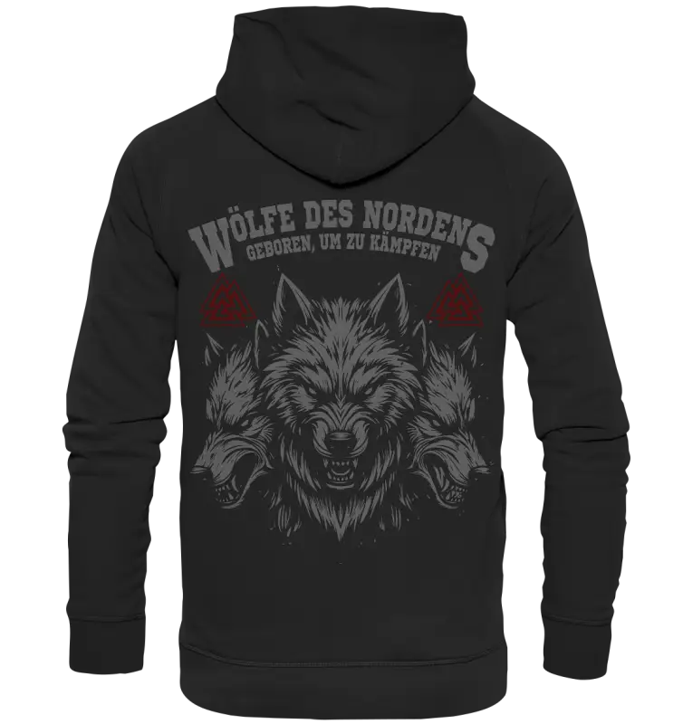 Wölfe des Nordens - Unisex Hoodie & Beidseitiger Druck - Hoodies
