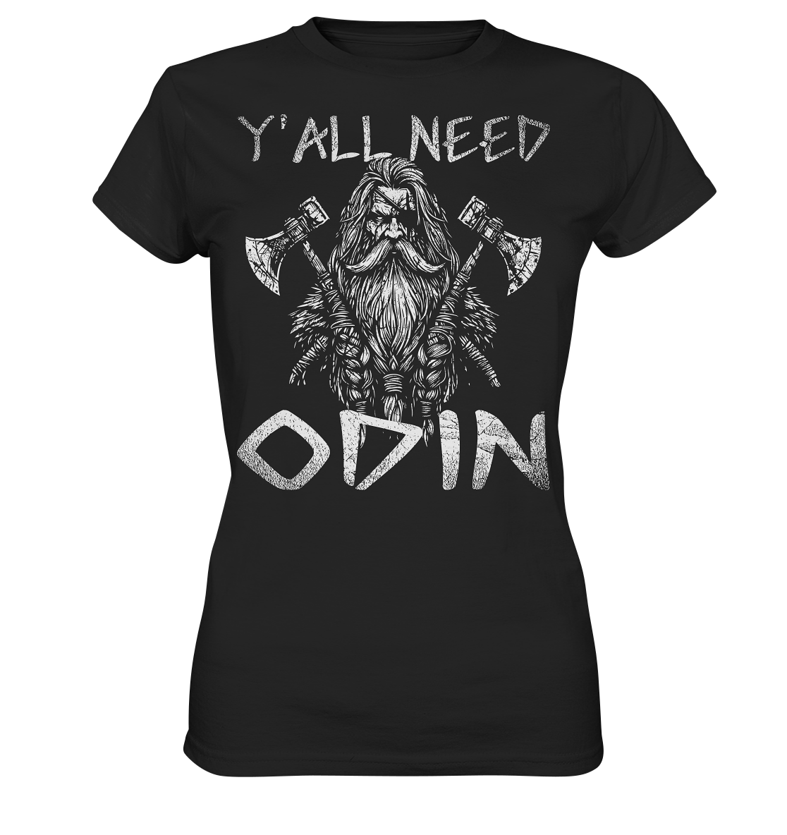 Y’all Need Odin - Damen Shirt - Black / XS - Lady-Shirts