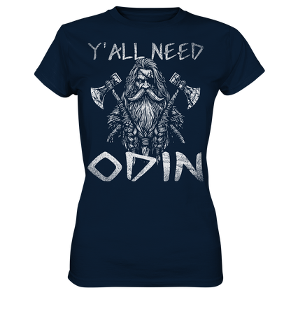 Y’all Need Odin - Damen Shirt - Navy / XS - Lady-Shirts