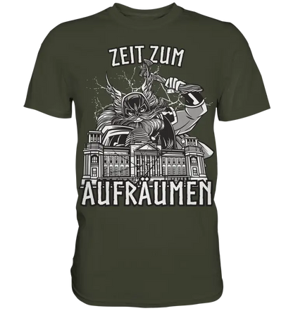 Zeit zum Aufräumen - Herren Shirt - Urban Khaki / XS - Unisex-Shirts