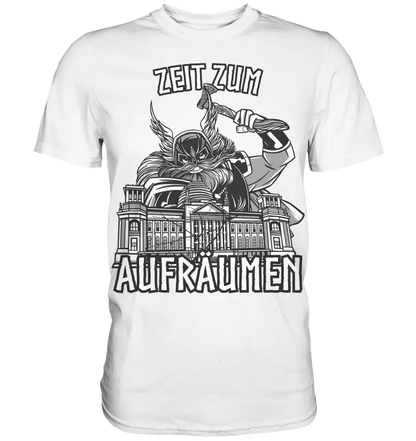 Zeit zum Aufräumen - Herren Shirt - White / XS - Unisex-Shirts