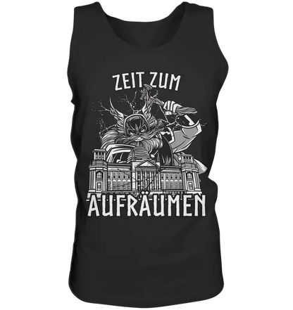 Zeit zum Aufräumen - Relaxed Tank Top - Black / S - Tank-Tops