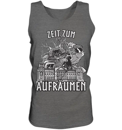 Zeit zum Aufräumen - Relaxed Tank Top - Charcoal (Heather) / S - Tank-Tops