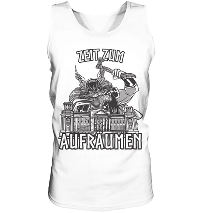 Zeit zum Aufräumen - Relaxed Tank Top - White / S - Tank-Tops